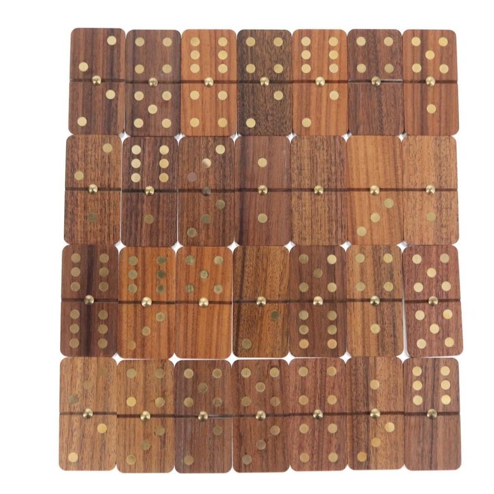 Louis Vuitton Monogram Coffret Domino Set Clear Brown